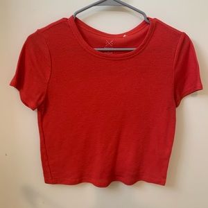 PacSun Ribbed Red Shirt